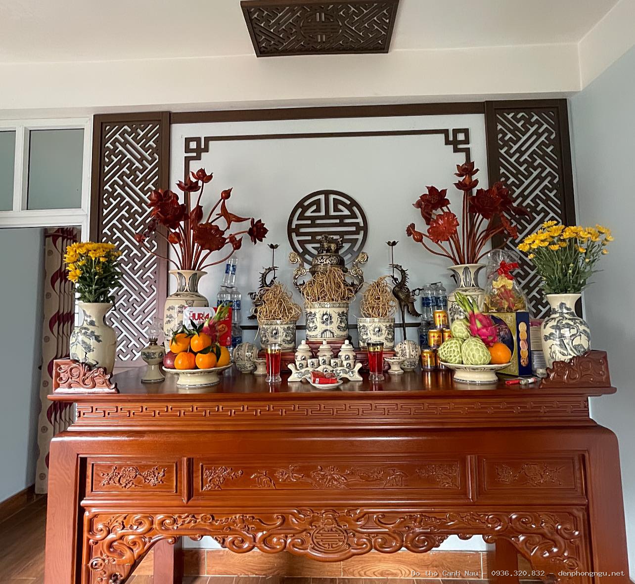 Mẫu Bàn Thờ Phật Đẹp Giá Rẻ, Phong Thủy Năm 2026 - Bàn Thờ Chung Cư